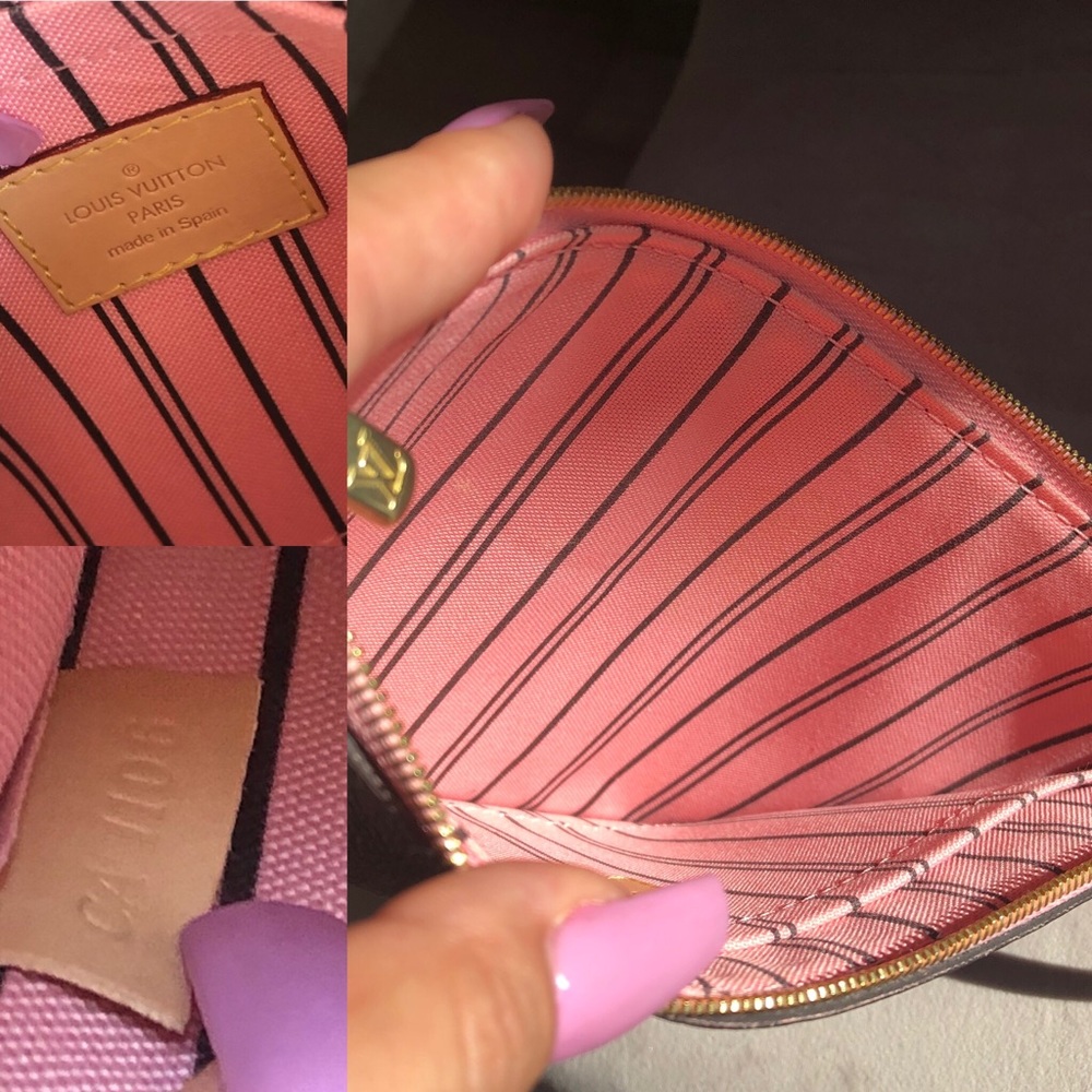 🎀RARE🎀Louis Vuitton pochette Rose Ballerine - Picture 8 of 8